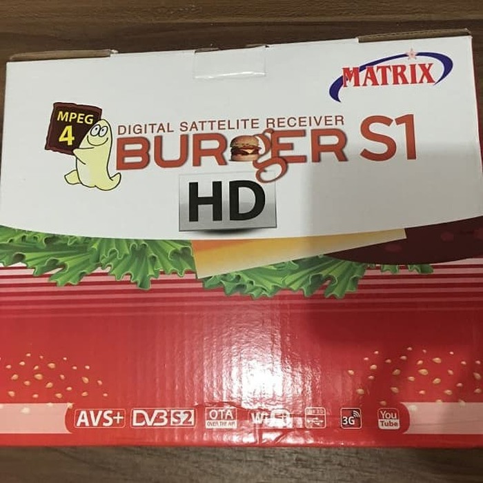 Receiver Parabola Matrix HD Burger S1 MPEG4 Digital Original Ori