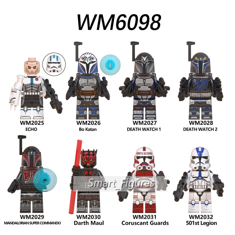 Mainan Action Figure Mini Figures Jessie Fixer Scorch Rex Bo Katan Kryze Captain Gregor Star Wars WM Untuk Hadiah