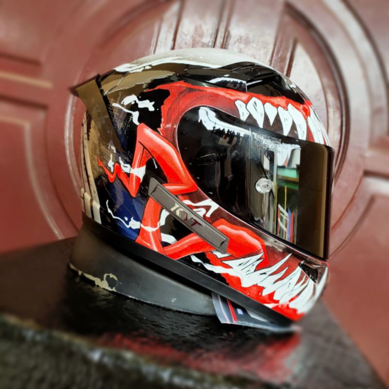 kyt k2r repaint venom paket ganteng