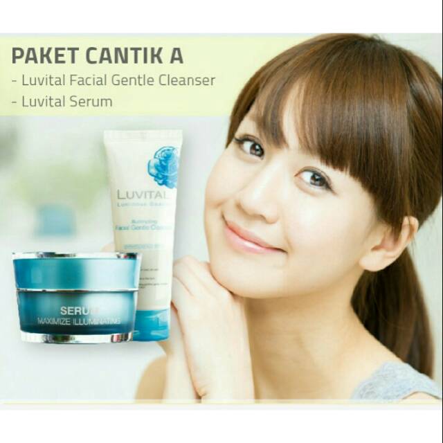 Luvital (Paket A) Facial Gentle Cleanser dn Serum