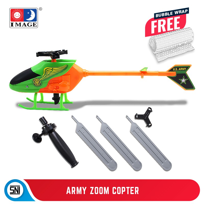 IMAGE TOYS mainan Army Zoom Copter