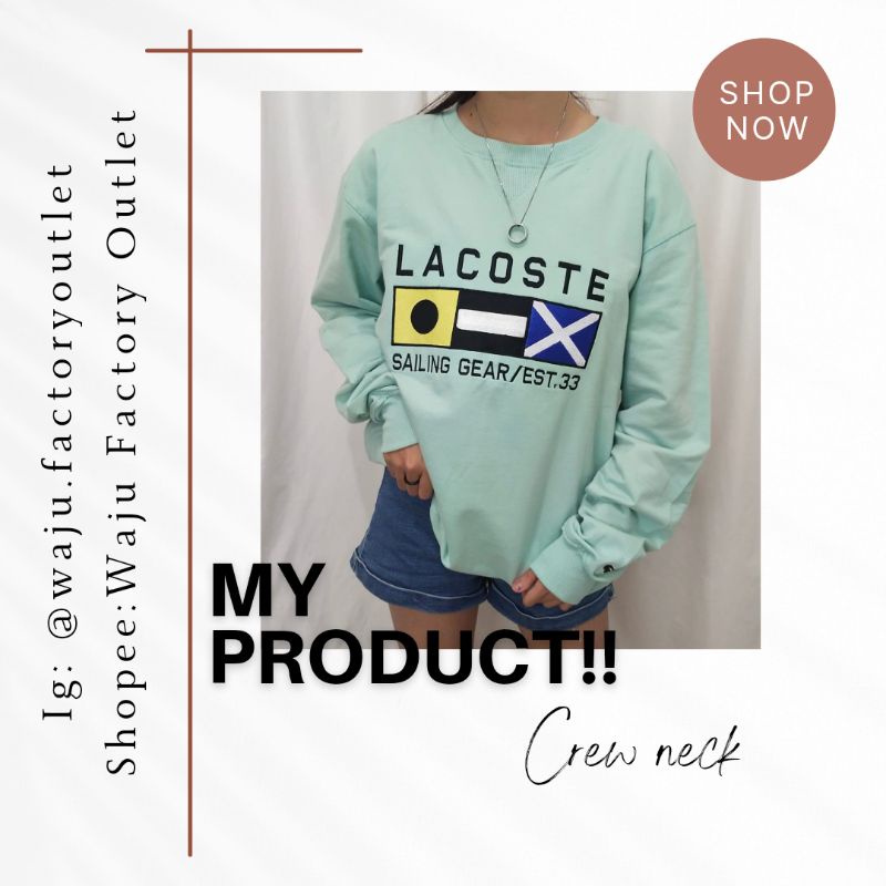 CREWNECK LACOSTE ORIGINAL