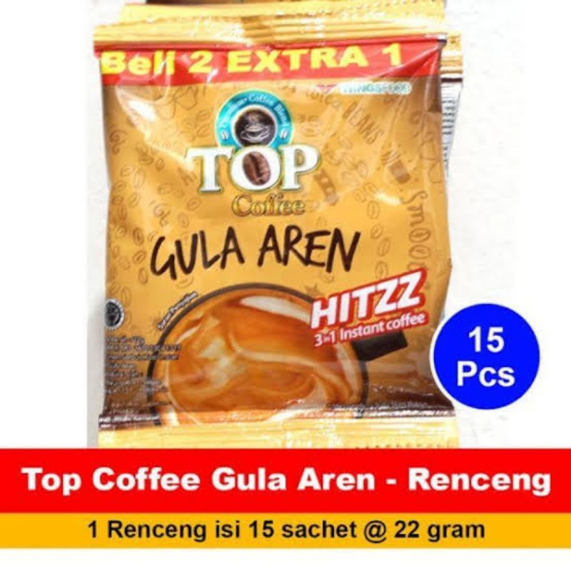 

Top Kopi Gula Aren Renceng isi 15 Sachet x 22 gr
