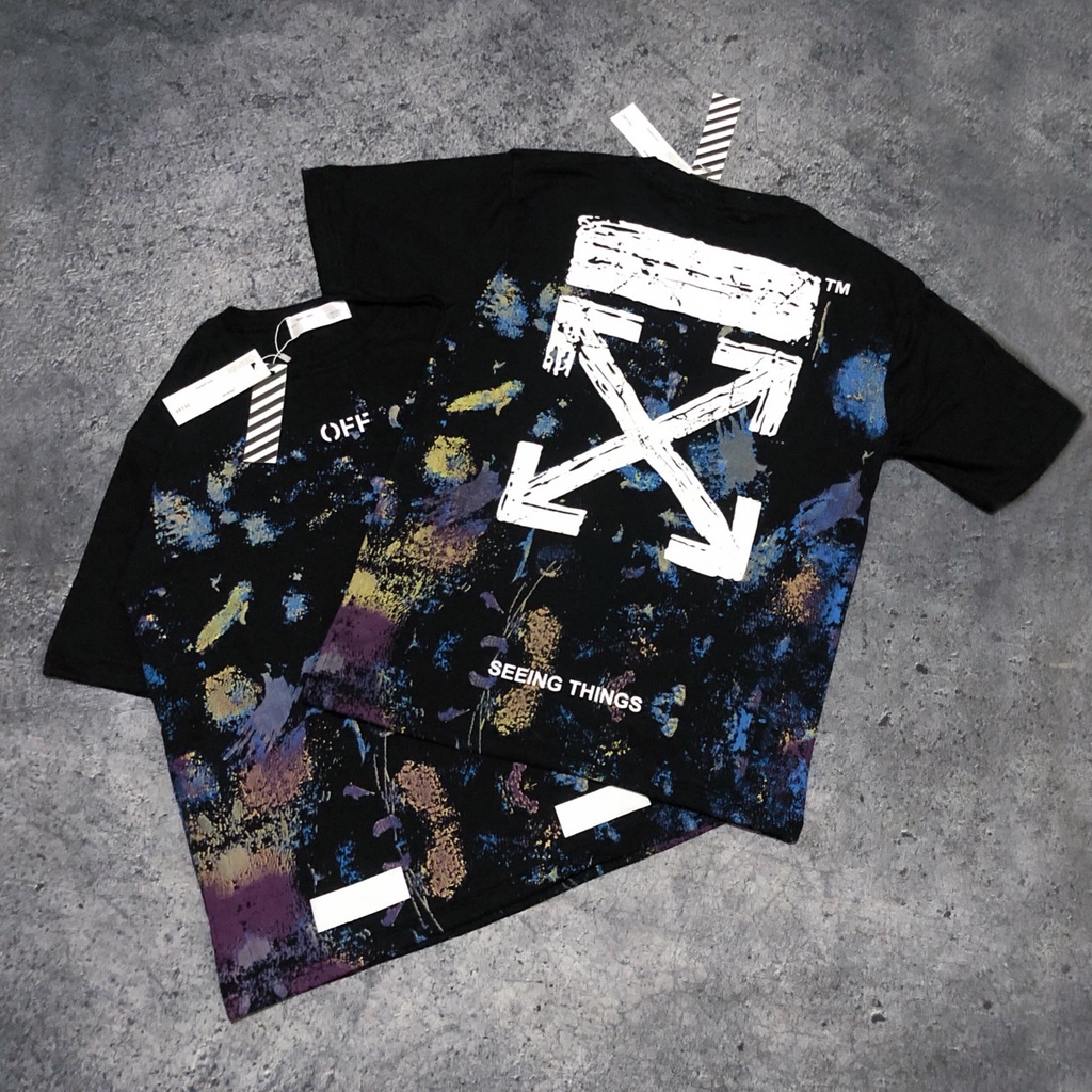 KAOS OFF WHITE GALAXY | OFF-WHITE GALAXY TEES MIRROR 1:1 TERMURAH