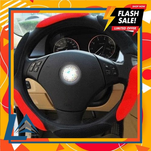 Cover Setir Mobil 38cm Busa Empuk - Sarung Setir Mobil / Cover Stir Mobil Simple Elegant Sporty 38 c