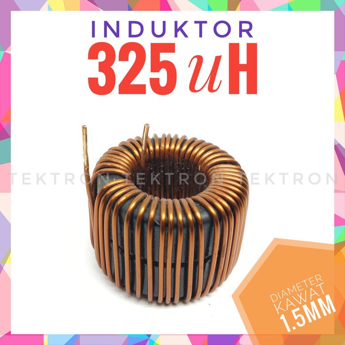 Induktor 325uH Toroid 40x30mm kawat d 1.5mm eq. 11Amp rfc LPF power D