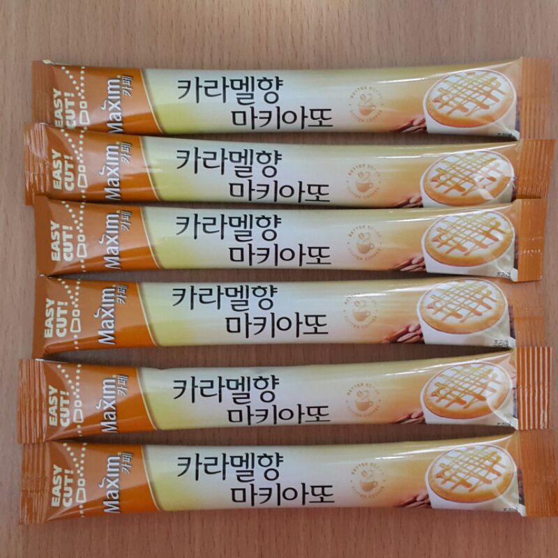 

Maxim Caramel Macchiato Coffee Sachet