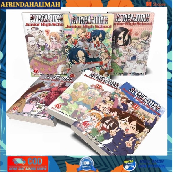 

[TERBARU] KOMIK SET : ATTACK ON TITAN - JUNIOR HIGH SCHOOL 1 SD 11 TAMAT