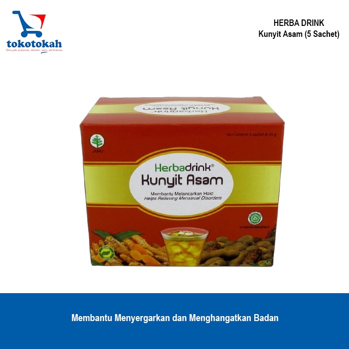 

HERBADRINK KUNYIT ASAM minuman herbal haid produksi KONIMEX