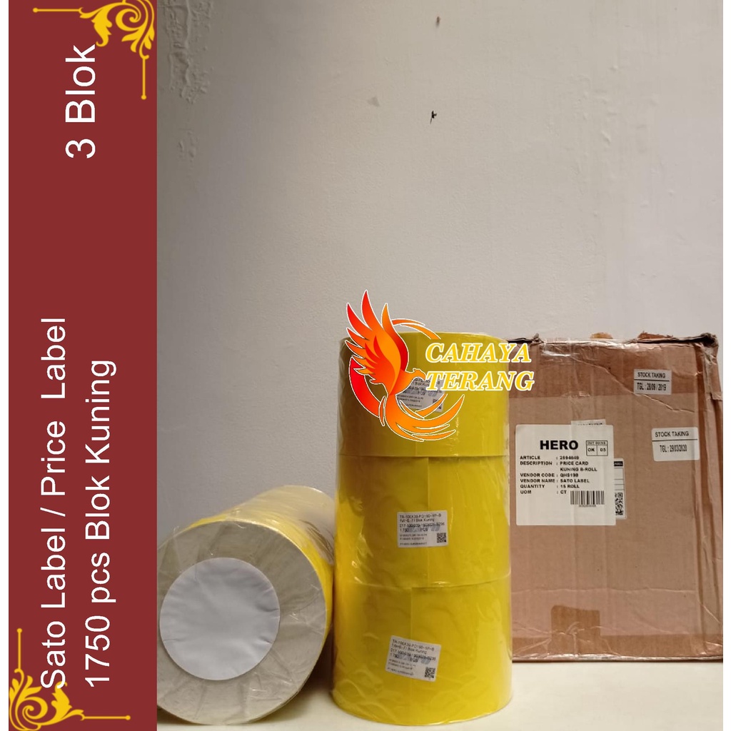 

Label Harga / Price Label Sato/Kertas Label Harga/Price Label Roll Kuning Rol/Kertas/Kertas Label isi 1750 line