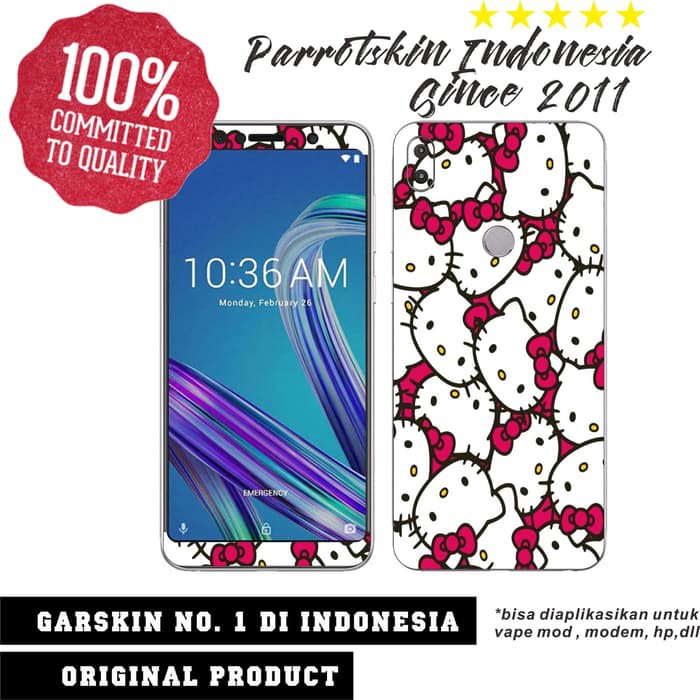 Garskin Skin Asus Zenfone Max Pro M1 hello kitty