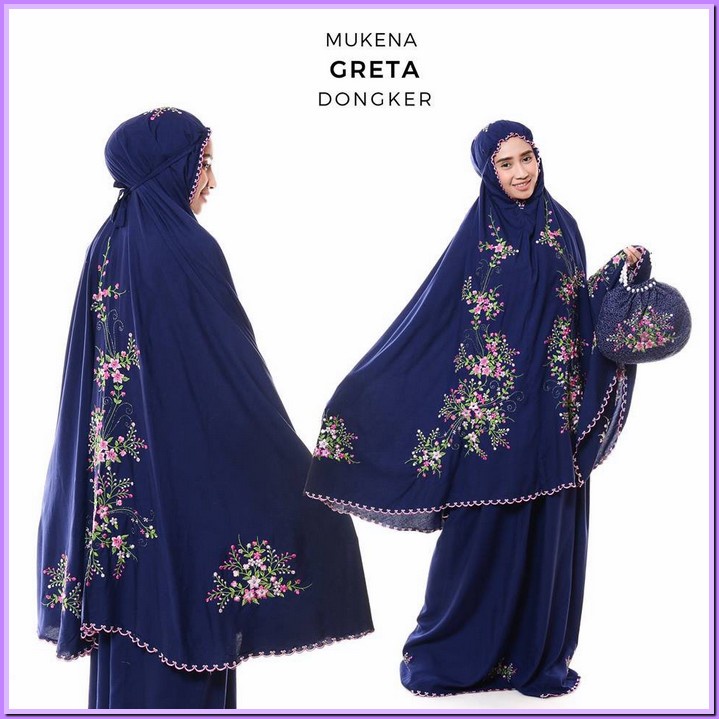 Mukena Renda Mewah Terbaru 2021 Bahan Sutra Slik Adem Mukena Dewasa Pusat Mukena Indonesia - Mukena 