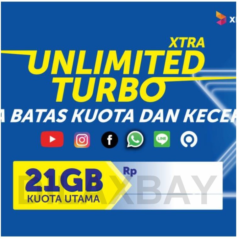 XL UNLIMITED TURBO 21GB