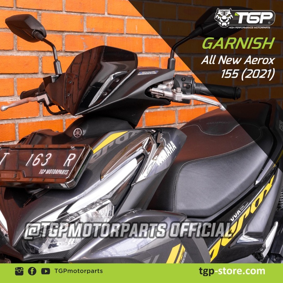 Garnish Lampu Depan All New Aerox 155 Connected 2021 TGP