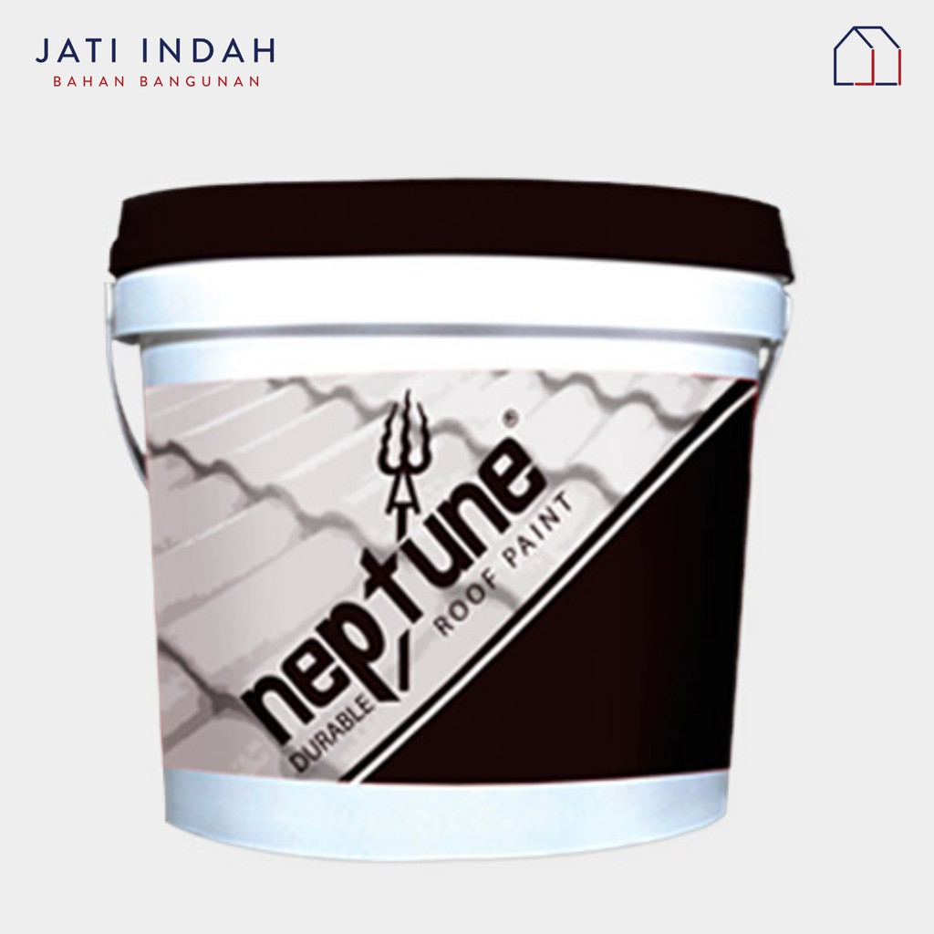 NEPTUNE CAT GENTENG SEMI GLOSS KALENG HITAM / ROOF PAINT 18 KG