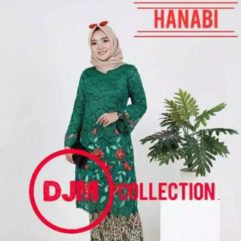 REAL PICT SETELAN KEBAYA HANABI/KEBAYA TUNIK/KEBAYA MODERN/KEBAYA KEKINIAN