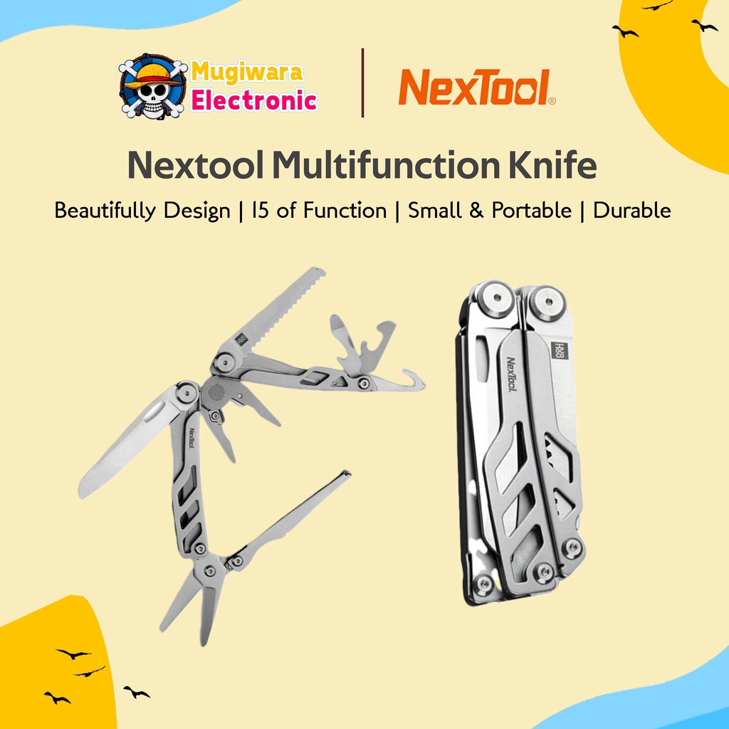 Nextool Huohou Multifunction Knife 15 in 1 Pisau Survival Outdoor