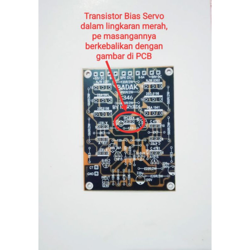 PCB Power Amplifier 1500W NKRI BADAK NKRI RHINO
