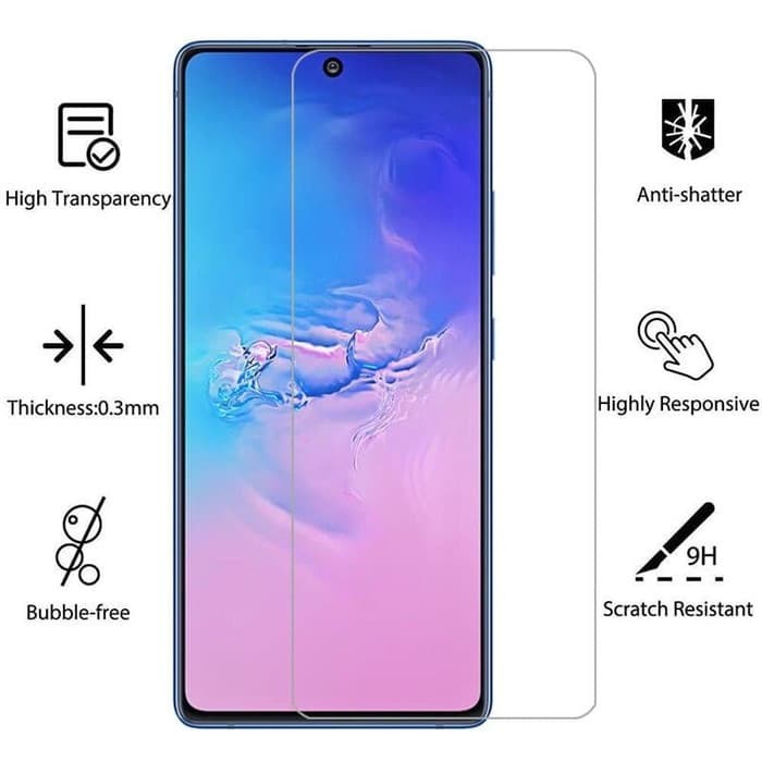 TEMPERED GLASS SAMSUNG S10 - anti gores kaca FULL BENING