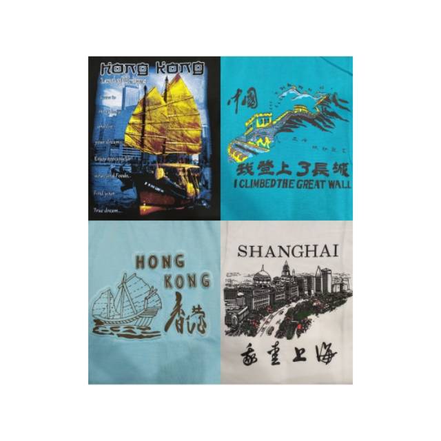 Kaos semua negara kaos kaos negara asia hongkong taiwan china japan shanghai malaysia korea vietnam