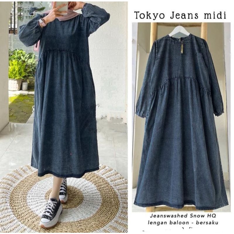 JEANS TUNIK TOKYO MIDI ORIGINAL