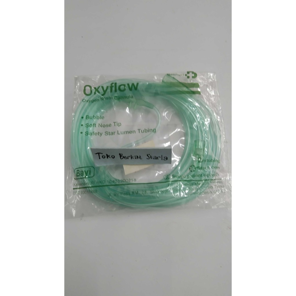 Selang Oksigen Oxygen Hidung/ Oksigen Oxigen Nasal Cannula