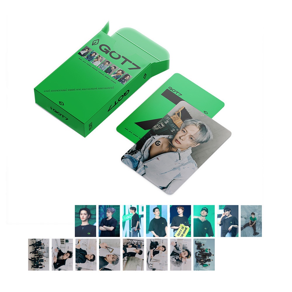 55pcs / set Kartu Foto GOT7 2022 Album NANANA LOMO BAMBAM JB JinYoung Jackson YoungJae YuGyeom