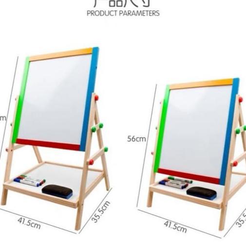 

Mainan papan tulis - easel anak - papan tulis anak 2 sisi