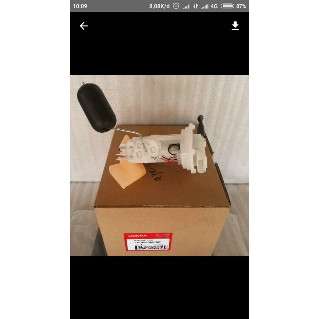UNIT ASSY FUEL PUMP VARIO 110 LED INJEKSI ORIGINAL HONDA K4JKS17643