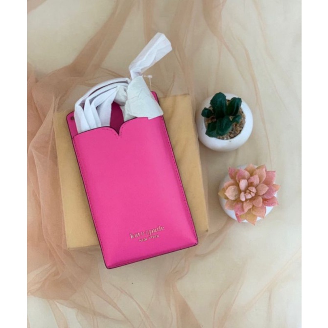 Kate spade Spencer Slim Phone crossbody Mint dan water melon