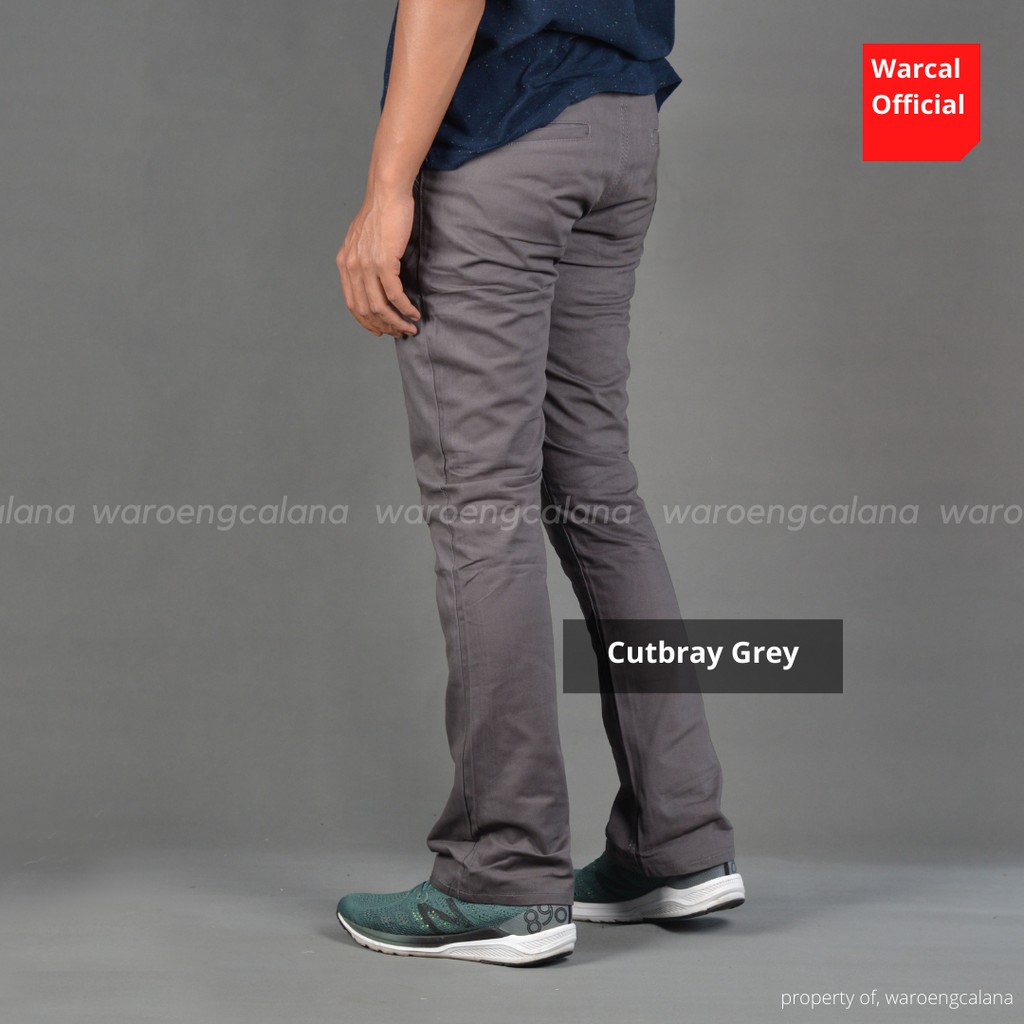 Varius Celana Cutbray Chino Grey