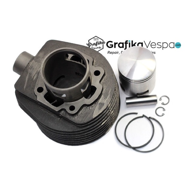 Blok silinder lubang 5 / port 5 vespa px excel