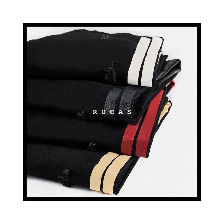 celana rucas s5 season 5 cream stripes , red stripes , black stripes , white stripes