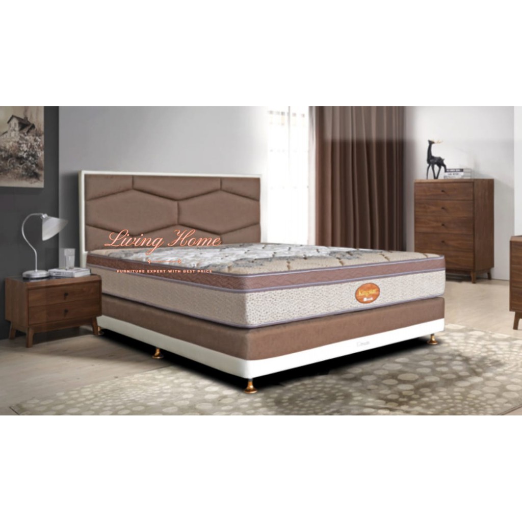 Modis Kingstar Plus Top Springbed Full Bed Set Kasur Matras 160 180