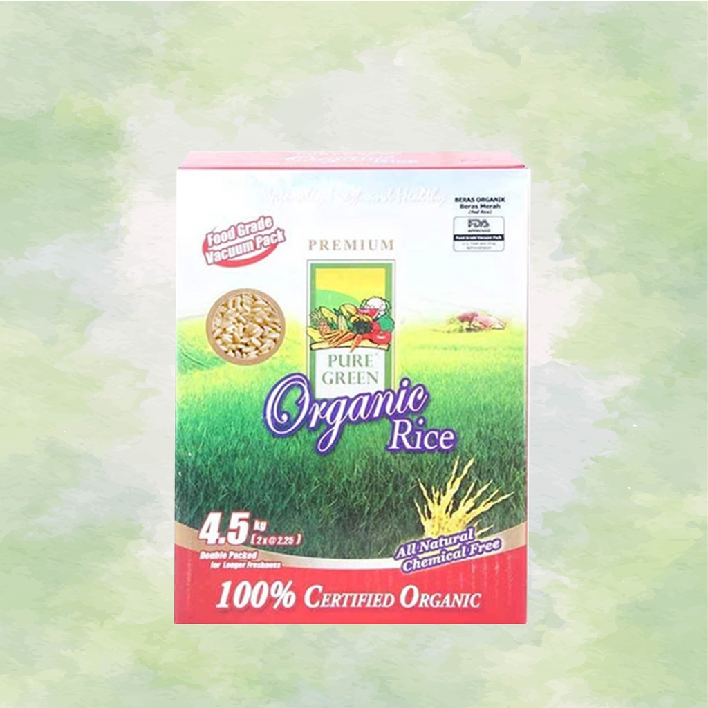 

Puregreen Organic Rice Brown 4.5 Kg