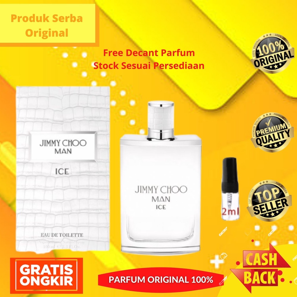 Parfum Parfume Perfume Perawatan Asli Original Pria Laki Laki Cowok Jimmy Choo Ice For Men EDT 100ml