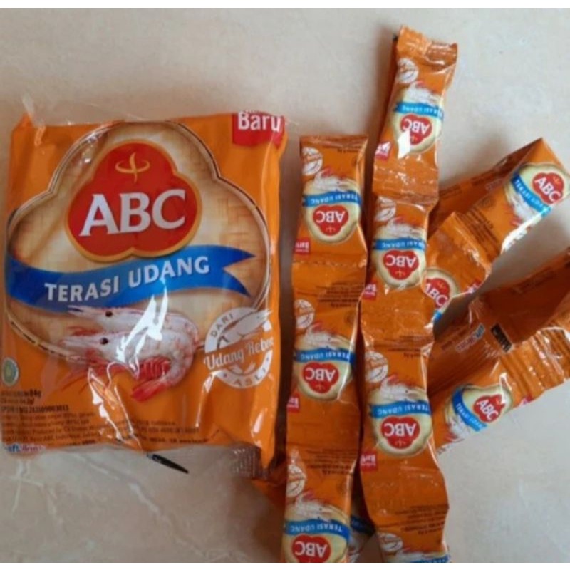 

TERASI UDANG ABC PAK ISI 20SASET