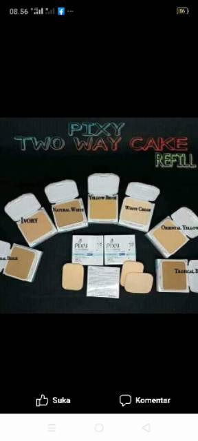 Pixy Reffil two way cake perfect fit / pixy bedak padat kemasan isi ulang