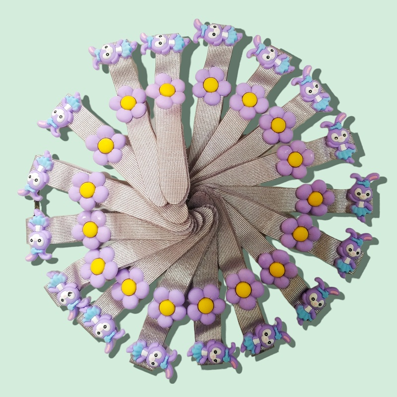 Bandana Anak Korea Karakter Strap Velcro Motif 3D