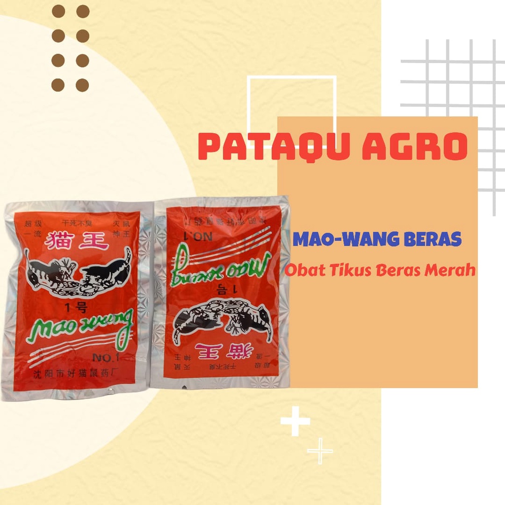 MAO-WUNG BERAS (obat tikus beras merah)