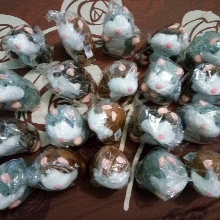 Boneka Hamster bisa bicara talking hamster