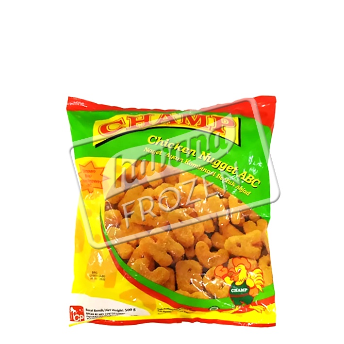 

CHAMP Chicken Nugget ABC 250g-500g