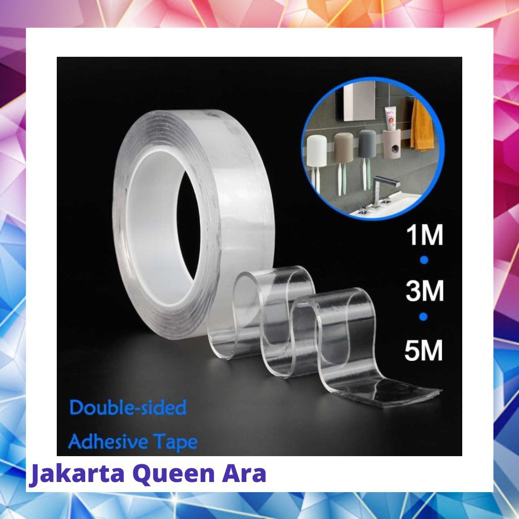 

SzGlue Double Tape Perekat No Trace Washable Sticker - J007