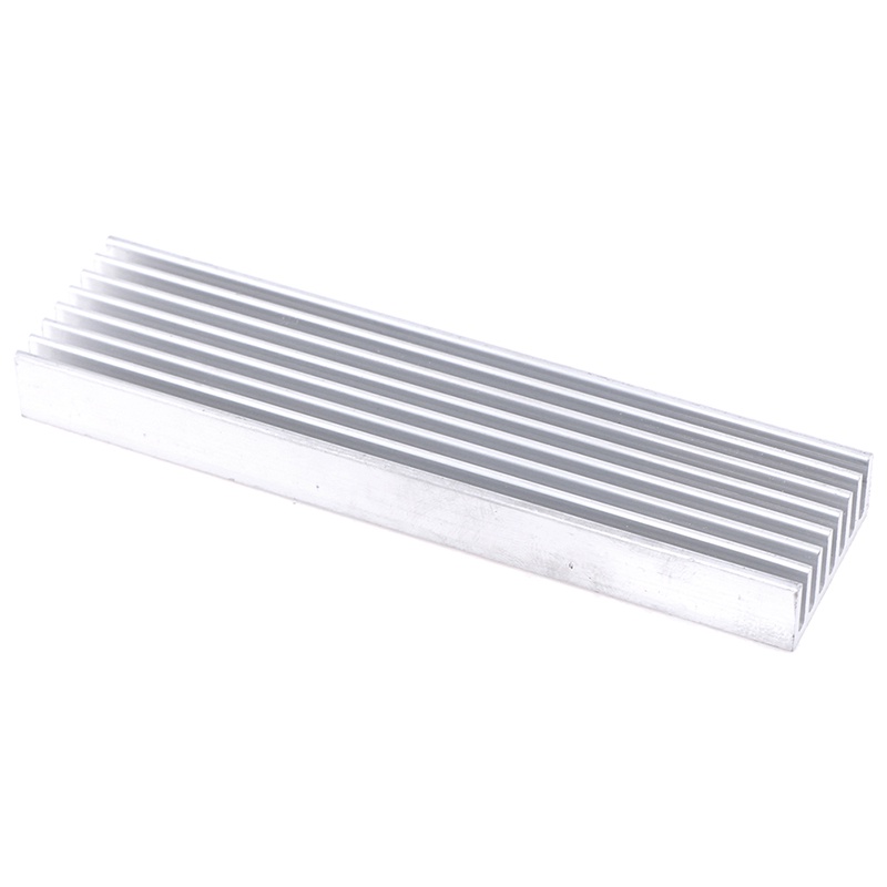 Heatsink High Power Elektronik Bahan Aluminum Ukuran 100x25 X 10mm