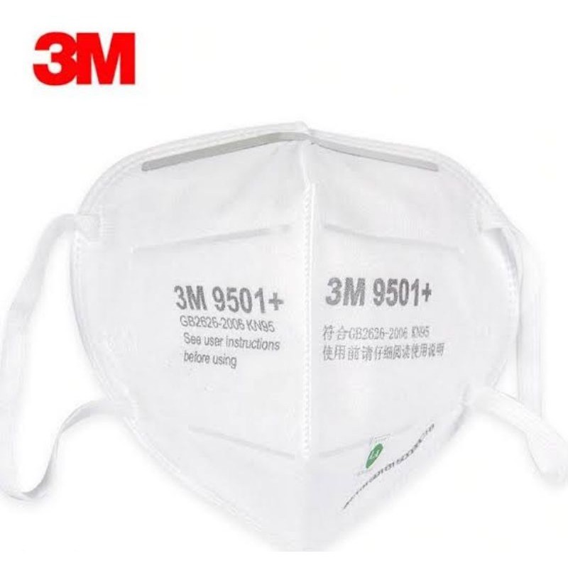 Masker 3M 9501+ KN95 Earloop Origianal