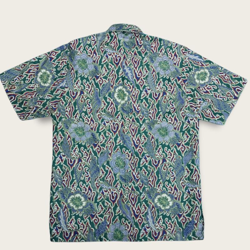 KEMEJA BATIK PRIA MEGA MENDUNG HIJAU