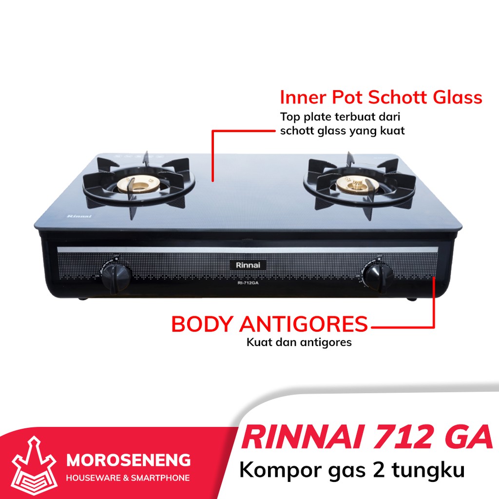 Jual Kompor Gas Rinnai 712 Ga B Kompor 2 Tungku Body Kaca Schott Api Biru Hemat Gas Indonesia Shopee Indonesia