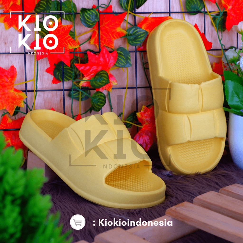 Sandal Slop/Sendal Selop Eva Korean Jelly Soft Slipper Anti Slip, Anti Air, Elastic Empuk EVA