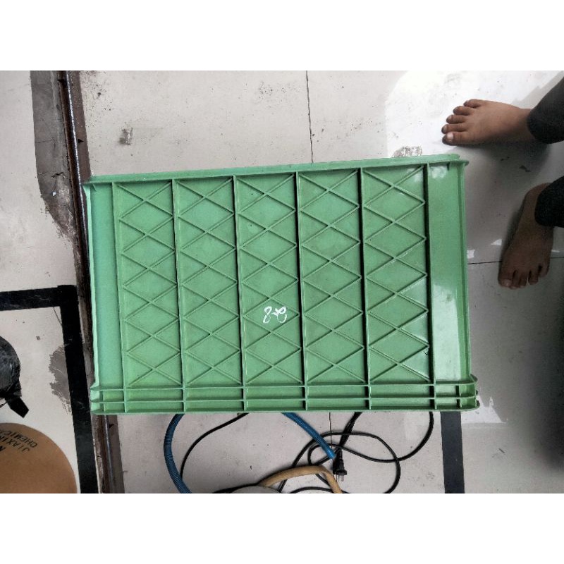 bak plastik bekas contener plastik box kura-kura