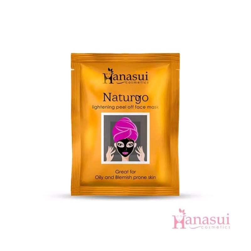 Naturgo Hanasui Lightening Peel Off Face Mask Gold Anti Aging